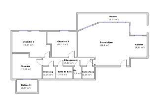  Appartement à vendre 4 pièces 92 m²