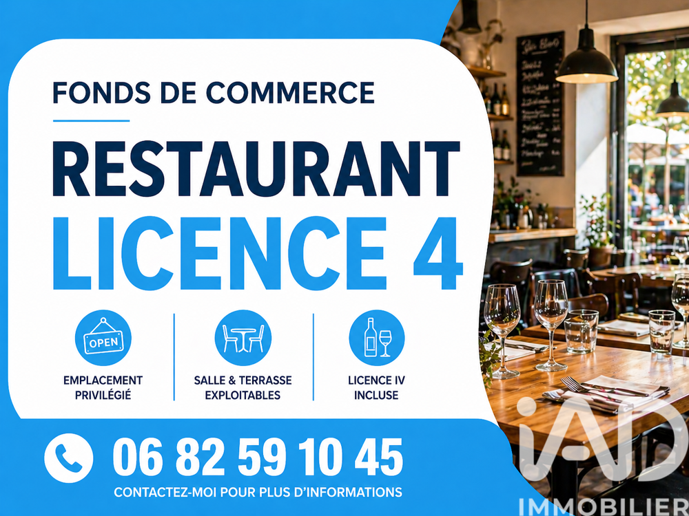   Vente Restaurant 160 m&sup2; 