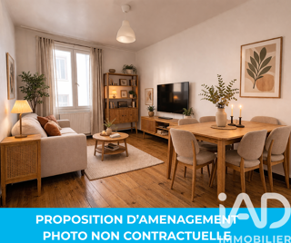  Appartement à vendre 3 pièces 50 m²