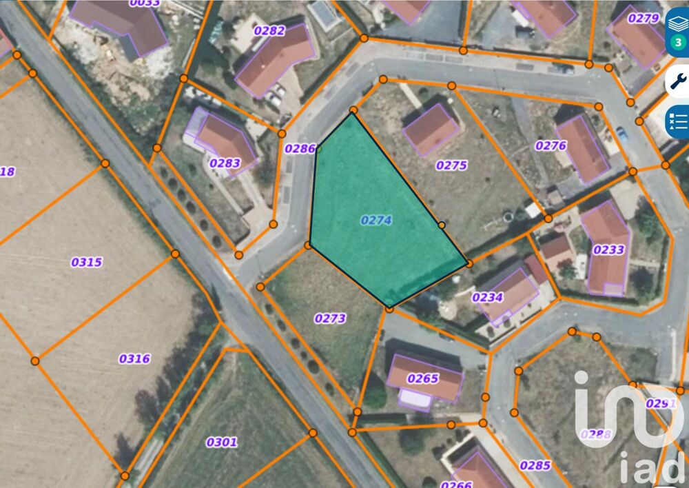 Vente Terrain Vente Terrain 1 091 m&sup2; Neuvy-grandchamp