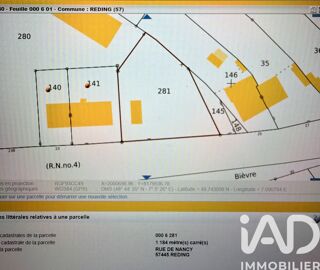  Terrain à vendre 1184 m²