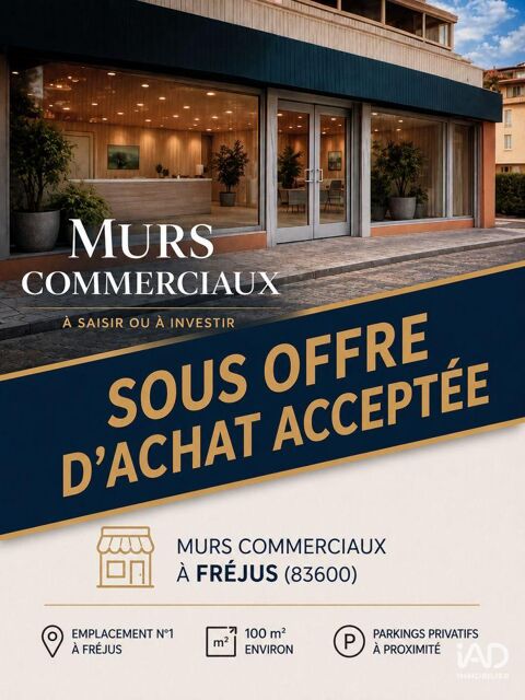 Vente Murs commerciaux 100 m&sup2; 279000 83600 Fréjus
