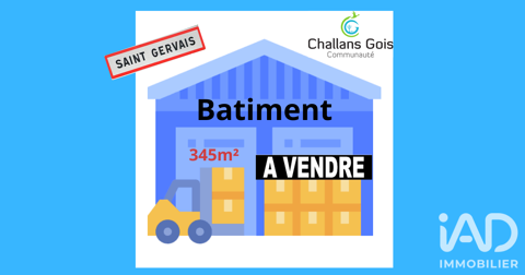 Vente Boutique/Local commercial 345 m&sup2; 169536 85230 Saint-gervais