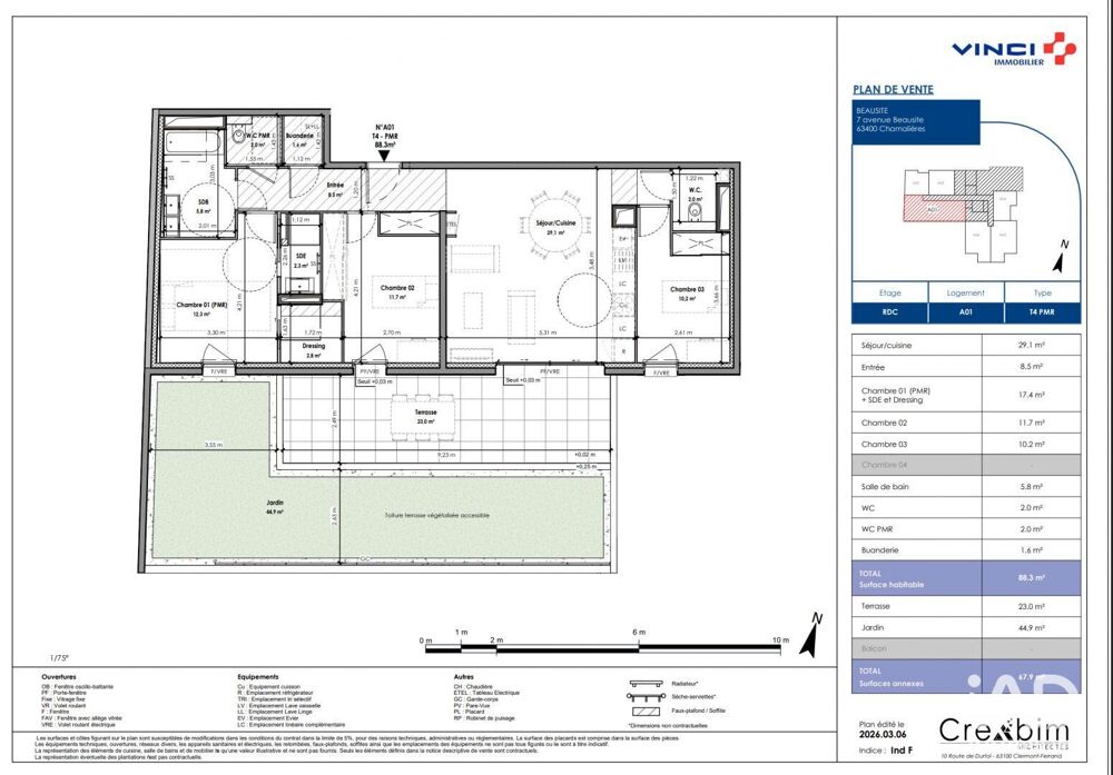 Vente Appartement 4 pièces
