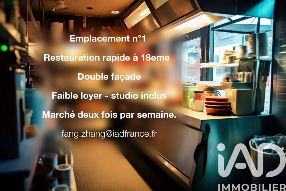   Vente Restauration rapide 64 m&sup2; 