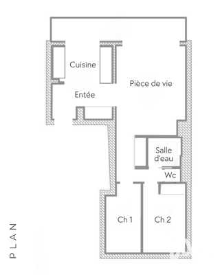  Appartement à vendre 3 pièces 61 m²