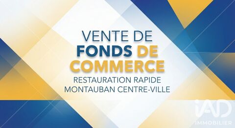Vente Restauration rapide 50 m&sup2; 108400 82000 Montauban