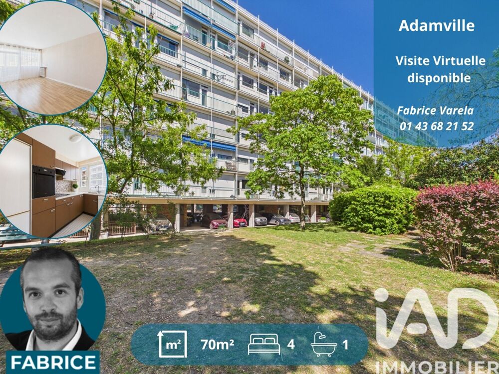 Appartement 4 pièces 70 m² · à Saint-Maur-des-Fossés · 70 m² · 329 000 €