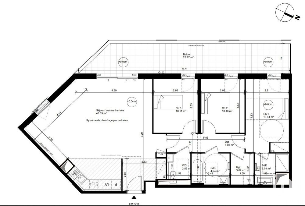 Appartement 4 pièces 104 m² · à Nantes · 104 m² · 819 000 €