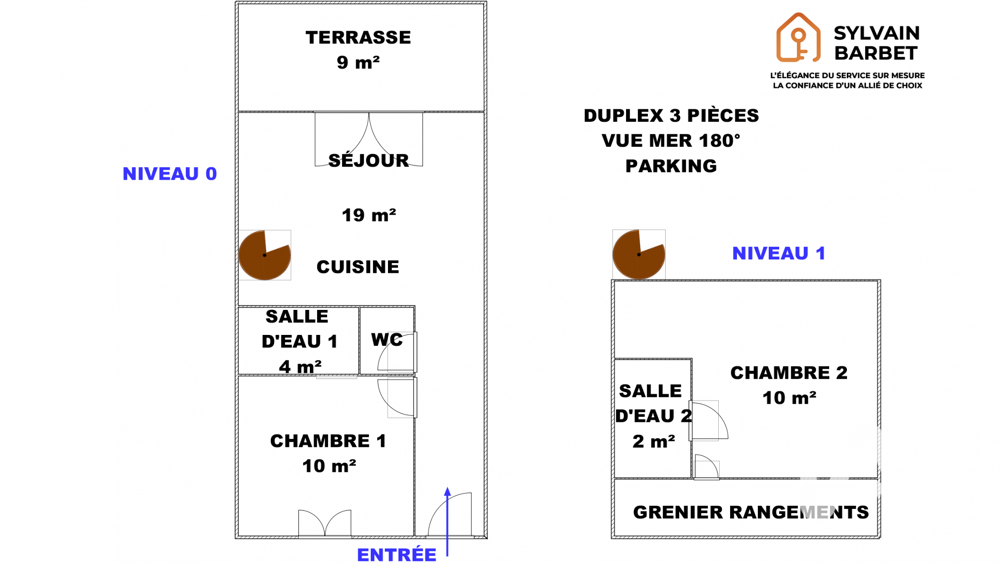 Vente Duplex 3 pièces