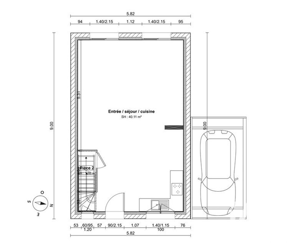 Vente Terrain Vente Terrain à bâtir 253 m&sup2; Villecresnes