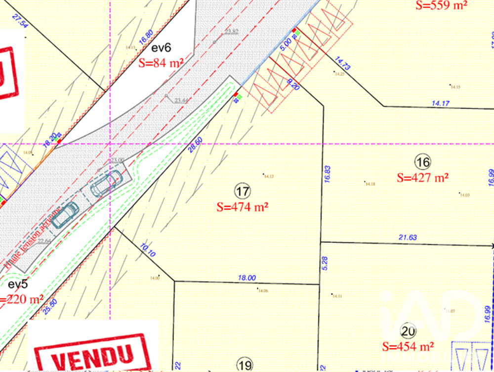 Vente Terrain Vente Terrain à bâtir 474 m&sup2; Challans
