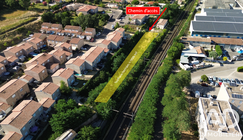 Vente Terrain Vente Terrain à bâtir 938 m&sup2; Pont-saint-esprit