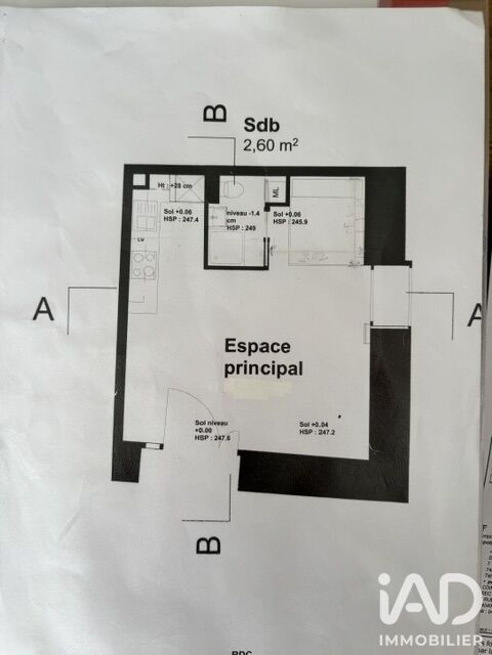 Vente Appartement 1 pièce