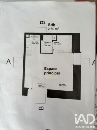  Appartement à vendre 1 pièce 30 m²