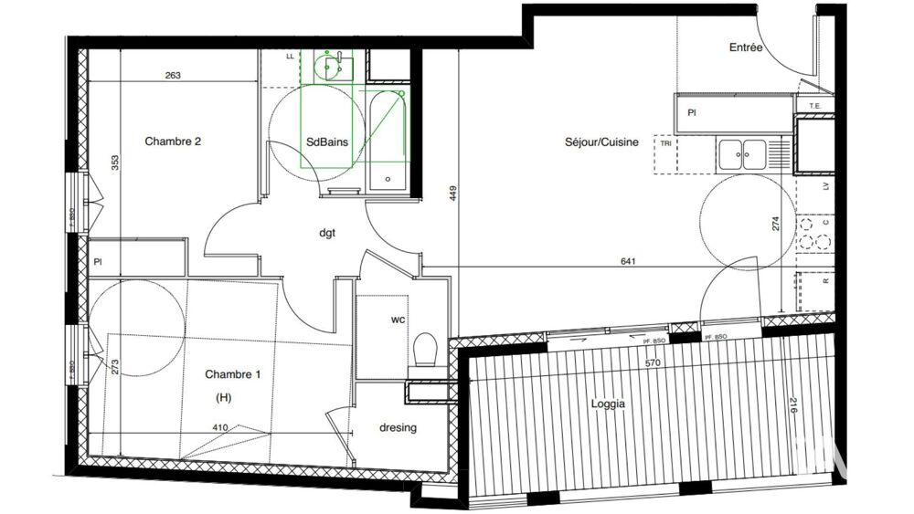 Vente Appartement 3 pièces