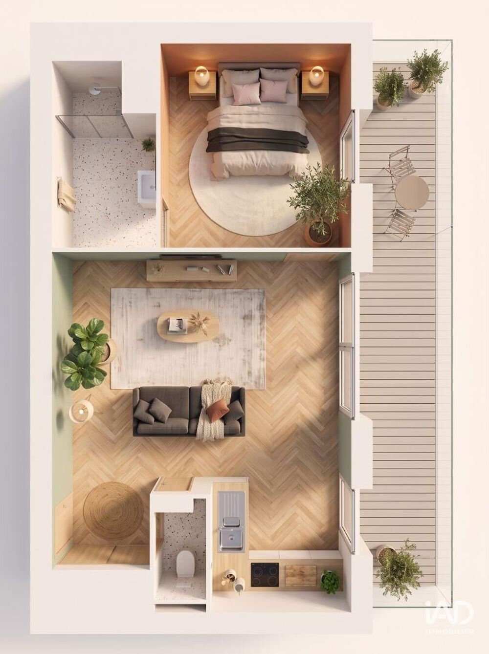 Vente Appartement Vente Appartement 2 pièces Puceul