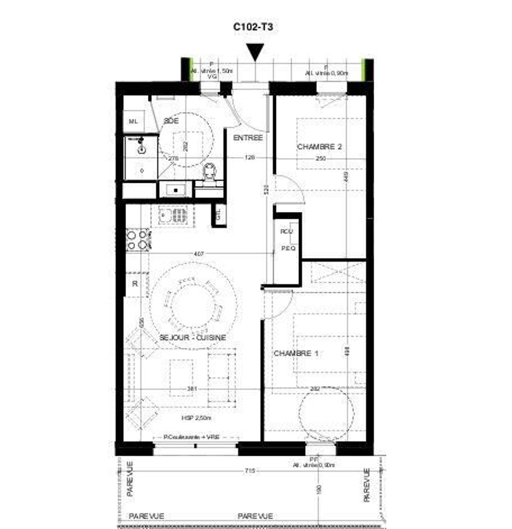 Vente Appartement Vente Appartement 3 pièces La rochelle