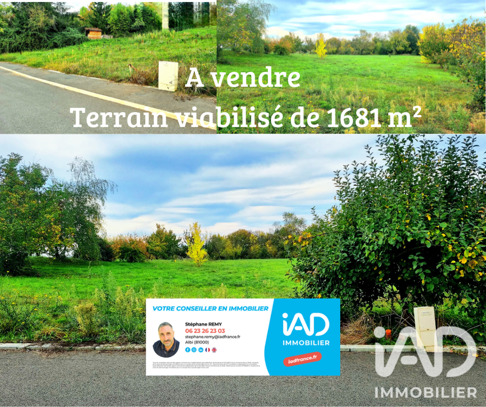 Vente Terrain Vente Terrain à bâtir 854 m&sup2; Bellegarde-marsal
