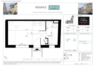  Appartement à vendre 1 pièce 20 m²