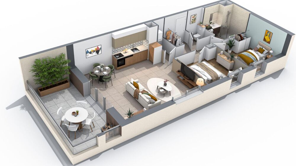 Vente Appartement 3 pièces
