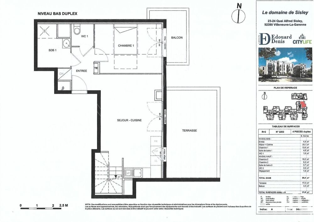 Vente Appartement 4 pièces