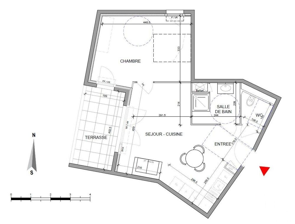 Vente Appartement 2 pièces