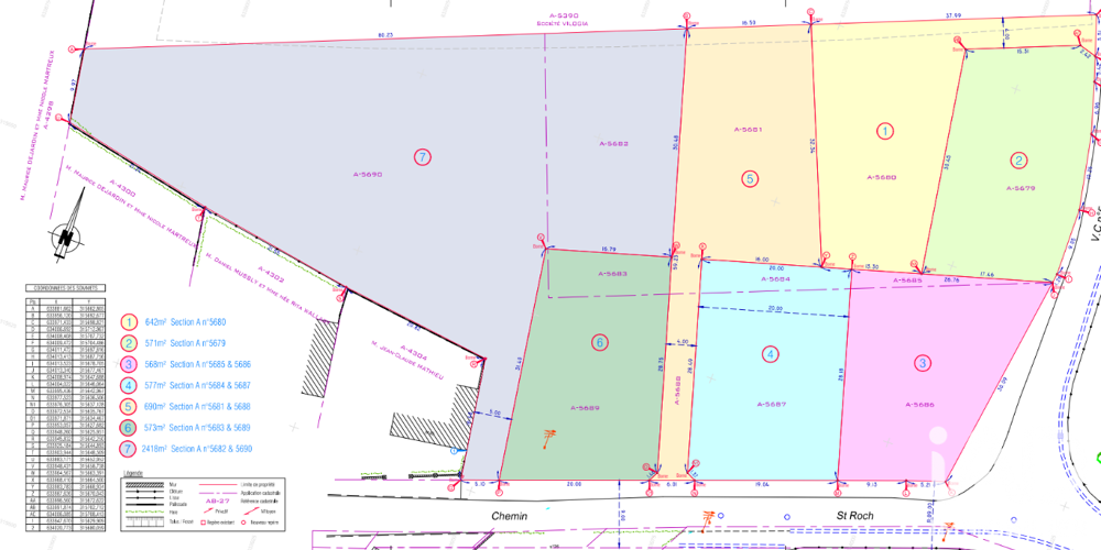Vente Terrain Vente Terrain 2 418 m&sup2; La bassée