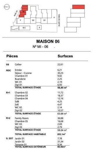  Maison à vendre 6 pièces 179 m²