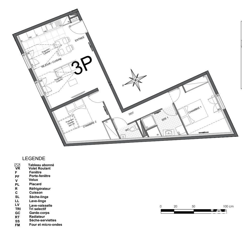 Vente Appartement 3 pièces