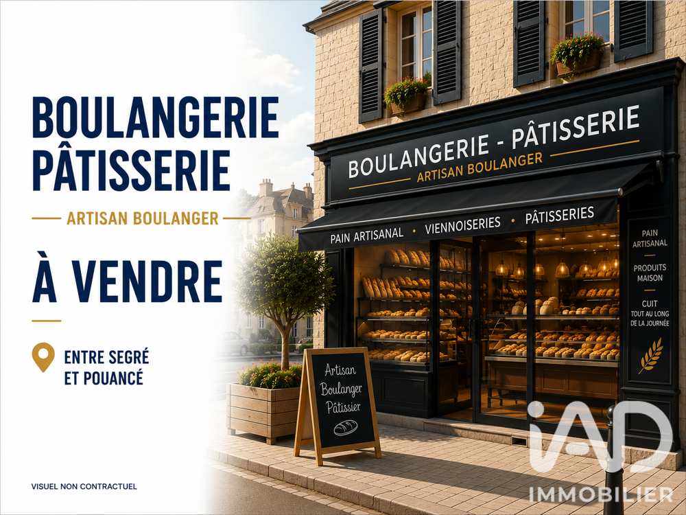   Vente Boulangerie, Pâtisserie 345 m&sup2; 