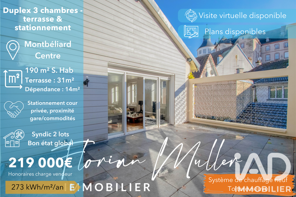 Vente Appartement 6 pièces