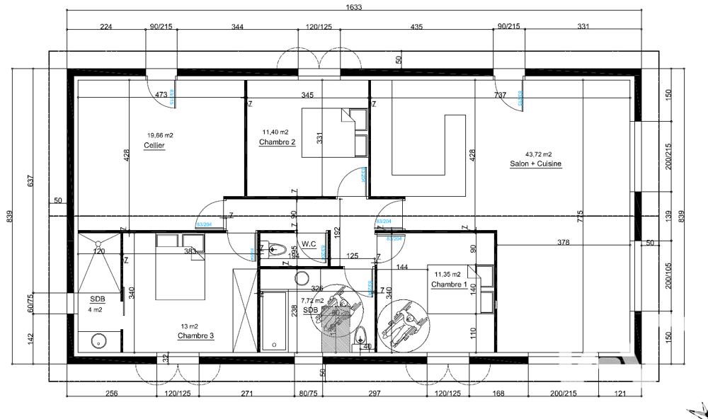 Vente Maison/villa 4 pièces
