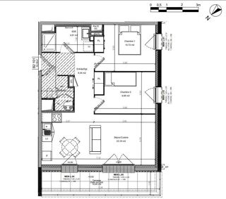  Appartement à vendre 3 pièces 59 m²