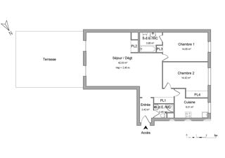  Appartement à vendre 4 pièces 89 m²