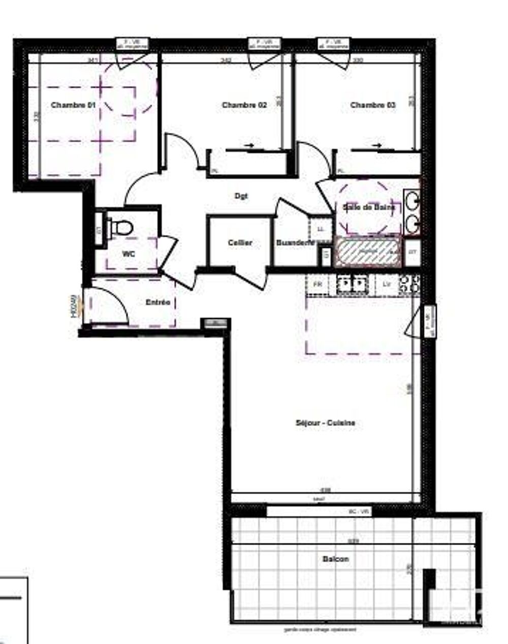 Vente Appartement 4 pièces