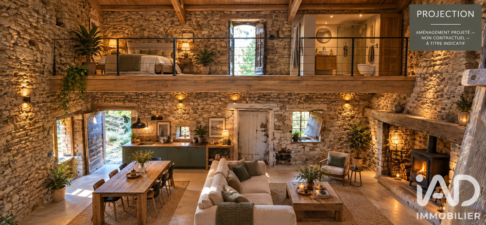 Vente Maison Vente Grange 2 pièces Saint didier dur doulon