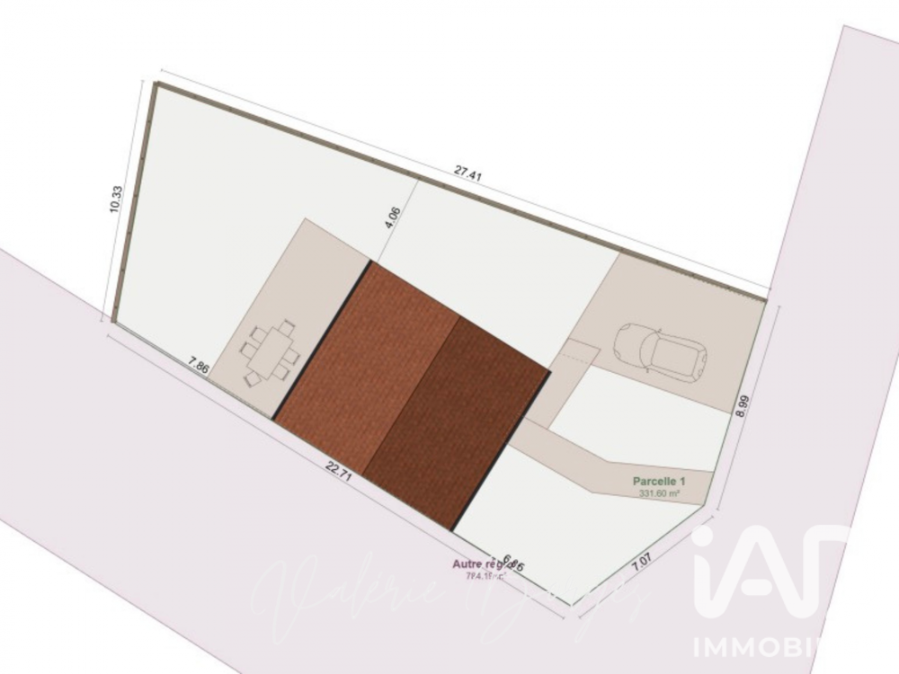 Vente Terrain Vente Terrain à bâtir 350 m&sup2; Beautheil
