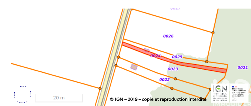 Vente Terrain Vente Terrain 860 m&sup2; Villedieu