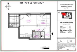  Appartement � vendre 2 pi�ces 51 m�
