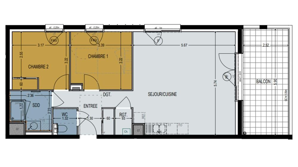 Vente Appartement Vente Appartement 3 pièces Domène