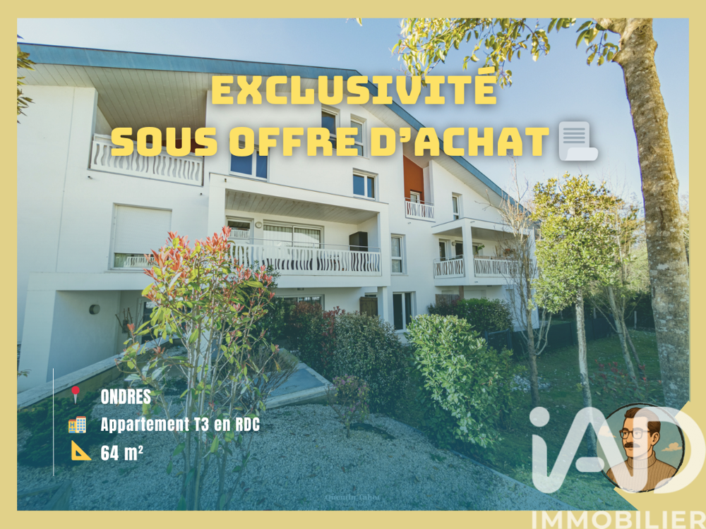 Vente Appartement 3 pièces
