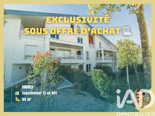  Appartement à vendre 3 pièces 64 m²
