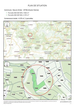  Terrain à vendre 4275 m²