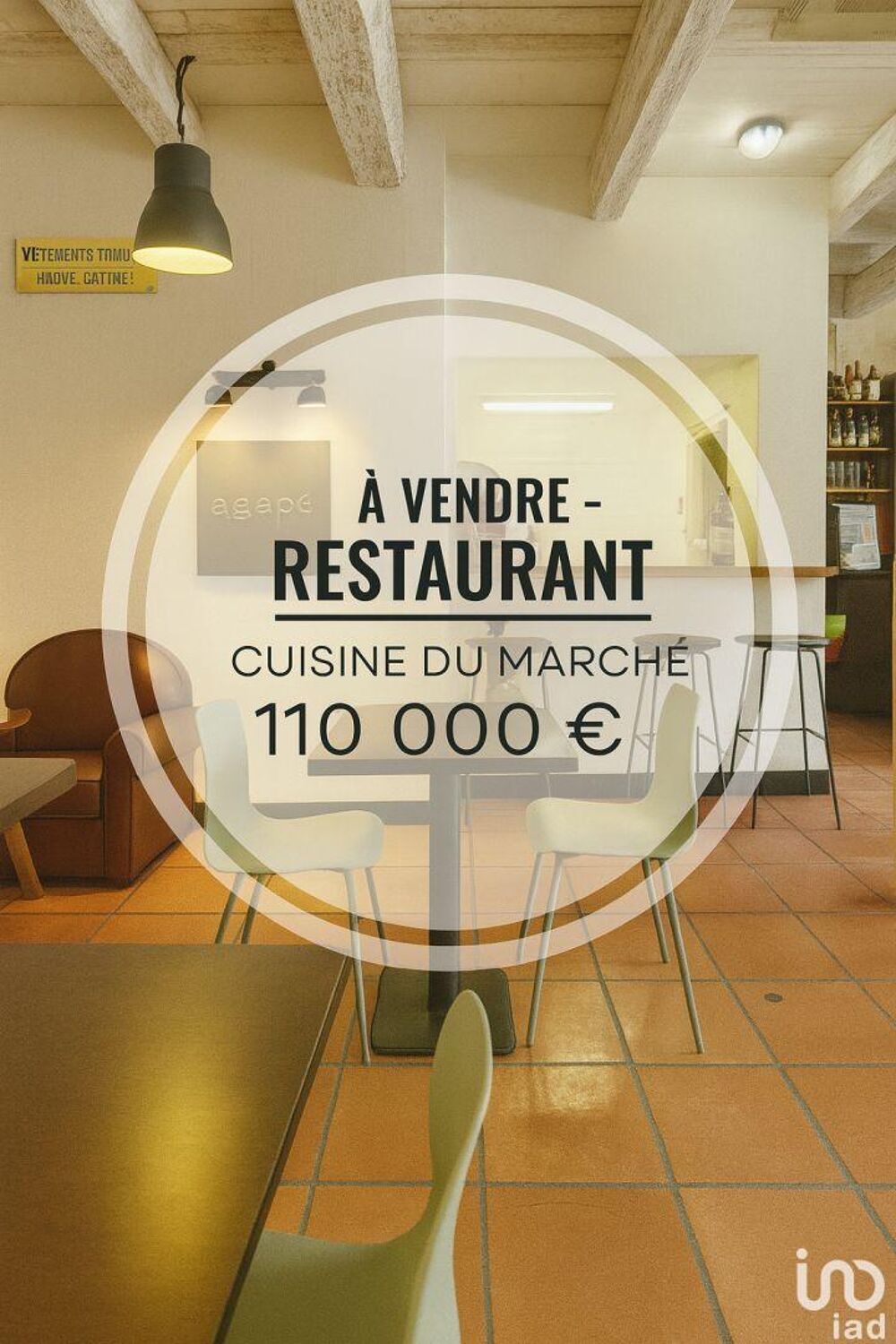   Vente Restaurant 170 m&sup2; 