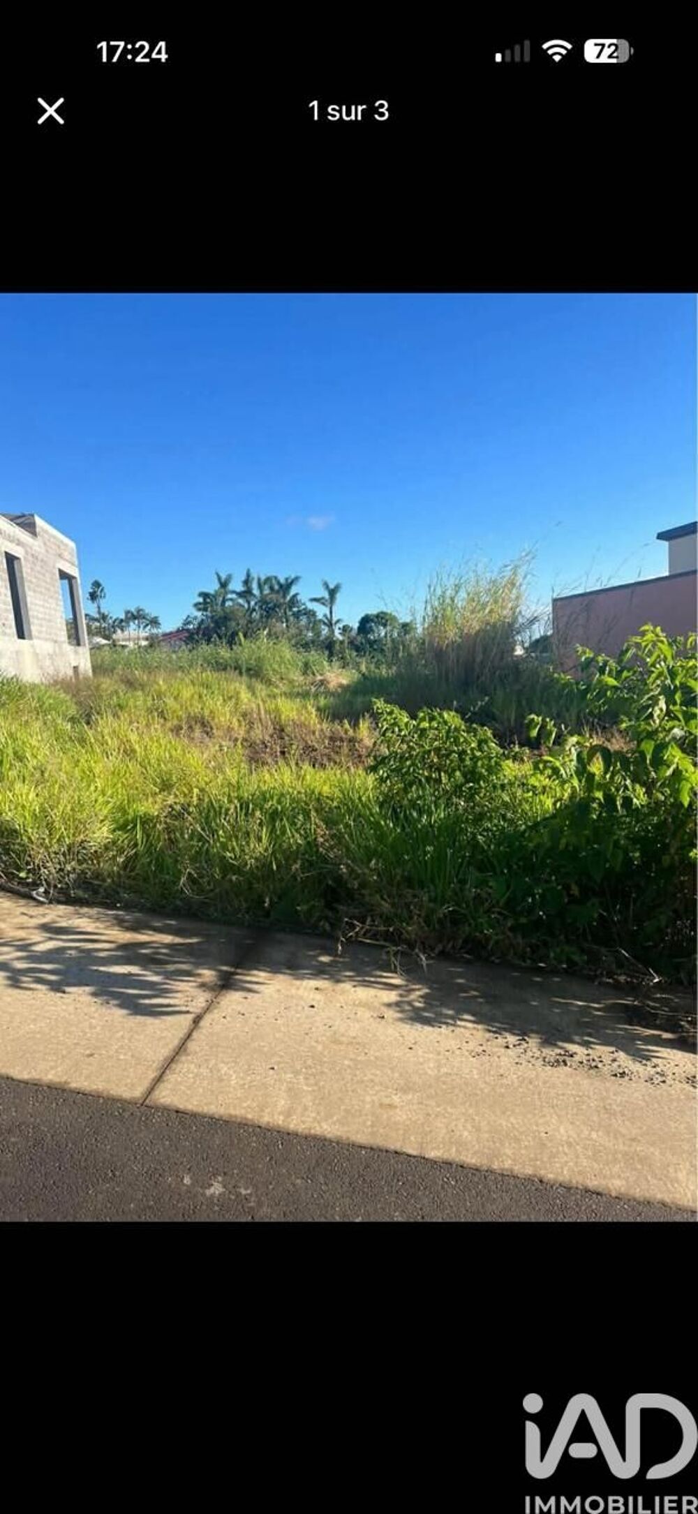 vente Terrain - 411 m² Saint-Benoît (97470)