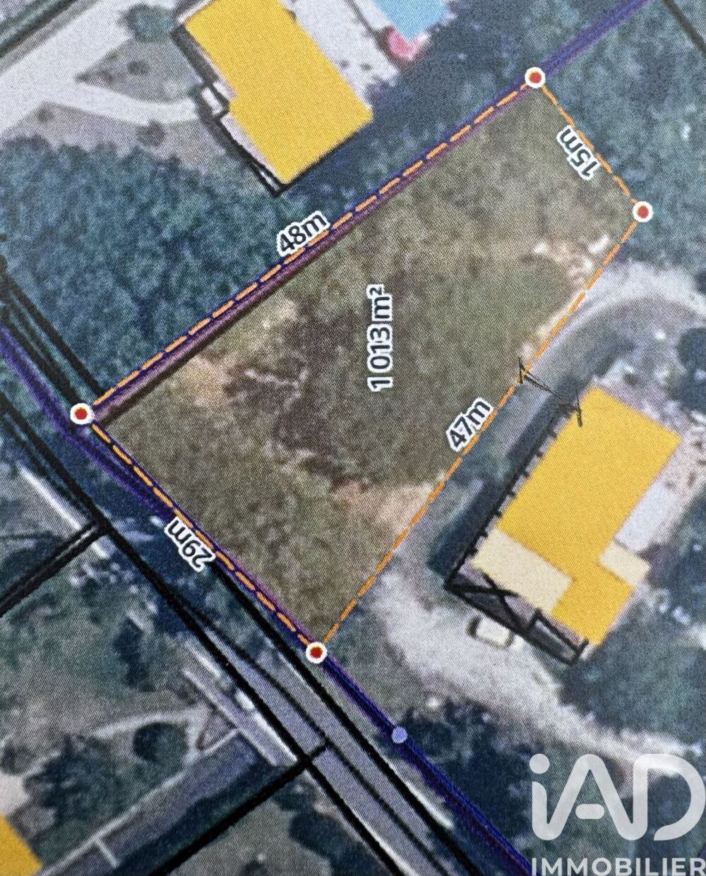 Vente Terrain Vente Terrain à bâtir 1 013 m&sup2; Dirac