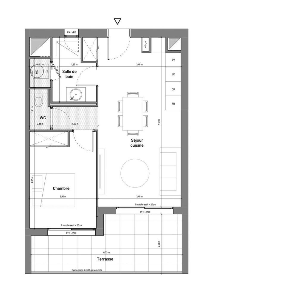 Vente Appartement 2 pièces