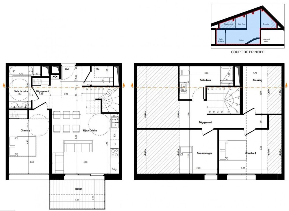 à vendre  Appartement Isola (06420)