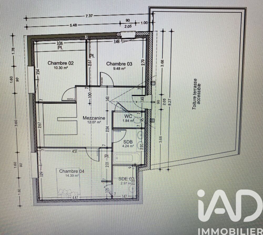 Vente Maison d'architecte 5 pièces